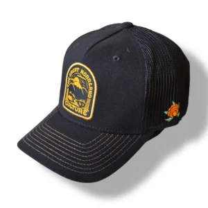 Black Trucker Cap