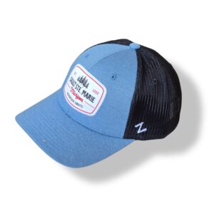 Blue Micro Trucker Cap