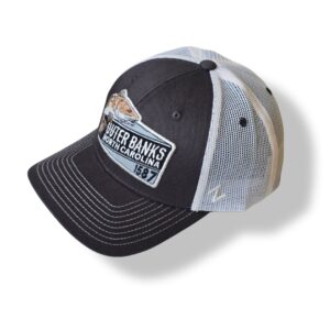 Black Outer Trucker Cap